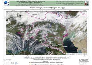 Обзор погодных условий в Европейском регионе в период с 16 по 17 апреля 2024 г.