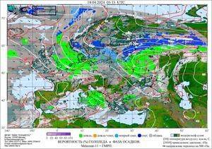 Обзор погодных условий в Европейском регионе в период с 18 по 19 апреля.