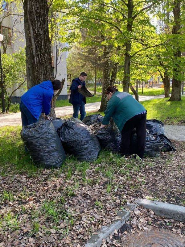 В Белгороде навели порядок в Студенческом сквере