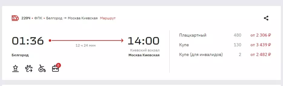 Билеты есть, нет спроса? Можно ли уехать в Москву из Белгорода на майские праздники1