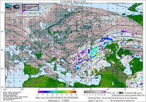 Обзор погодных условий в Европейском регионе в период с 16 по 17 апреля 2024 г.