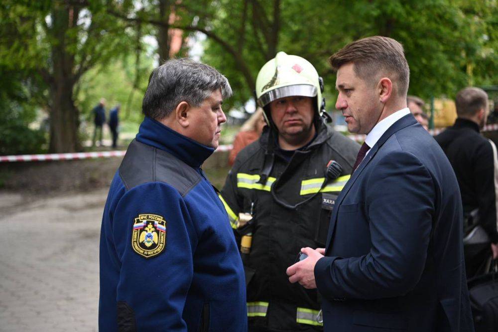 Валентин Демидов: Многоэтажный дом на улице Щорса, поврежденный во время вражеской атаки, будет восстановлен на прежнем месте