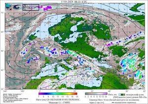 Обзор погодных условий в Европейском регионе в период с 16 по 17 мая 2024 г.