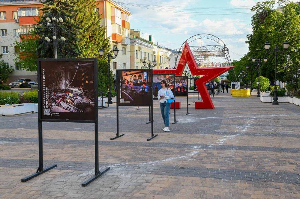 Александр Малькевич: Аудиовизуальную инсталляцию «Белгород в сердце» открыли на месте трагедии 30 декабря в центре столицы Белгородской области