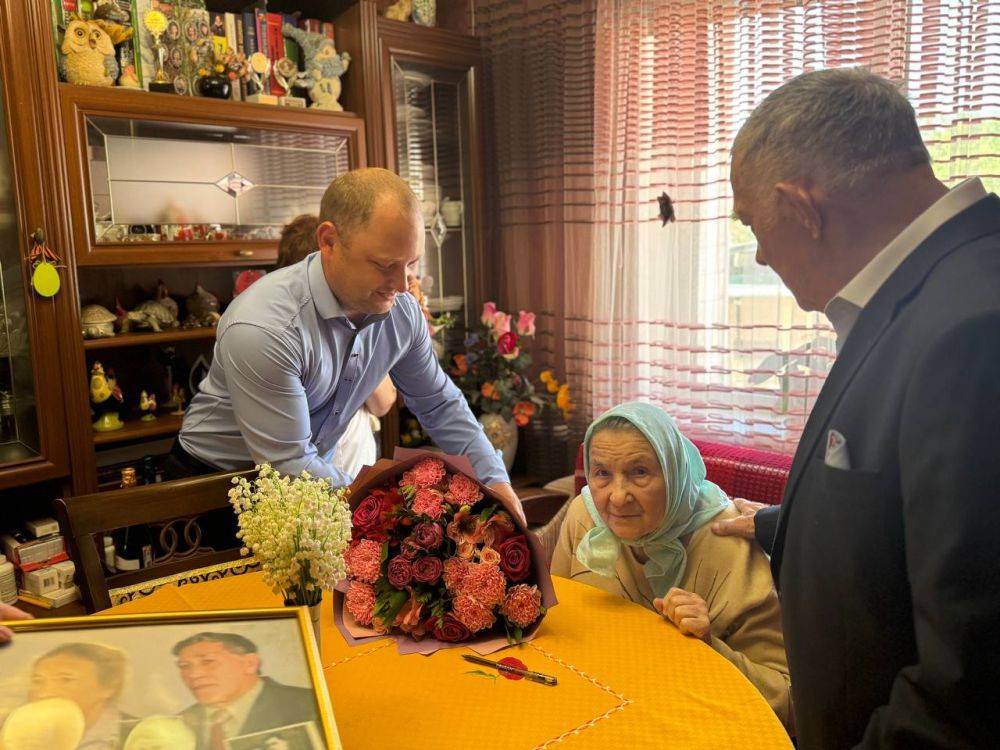 Пара из посёлка Майский Белгородского района отметила 70 лет совместной жизни