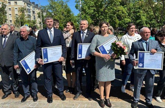 Сегодня в Белгороде обновили Аллею трудовой славы