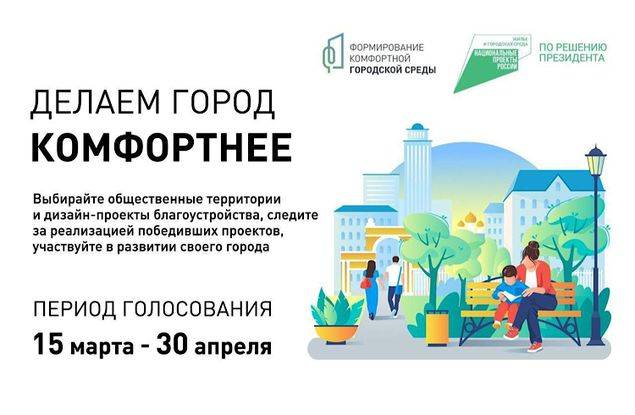 Более 190 тысяч голосов отдали белгородцы в ходе голосования за объекты благоустройства