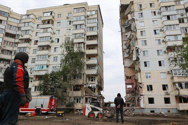 Обрушившийся в Белгороде дом решили восстановить