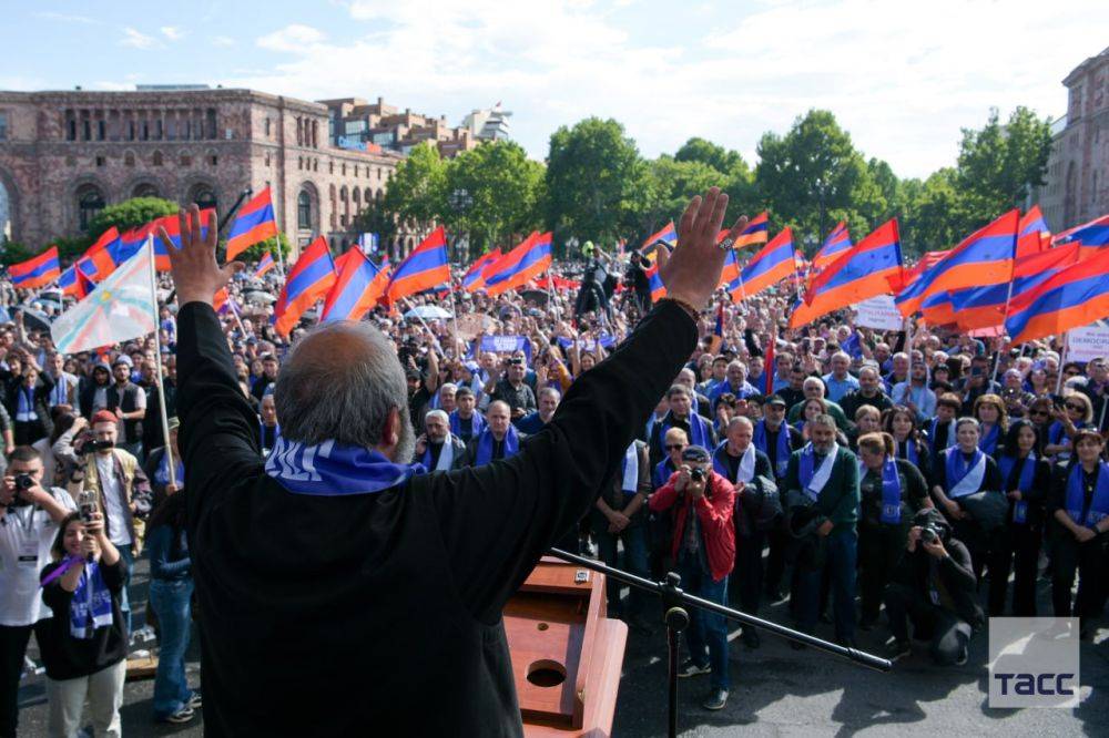 Митинг оппозиционного движения &quot;Тавуш во имя родины&quot; проходит в Армении