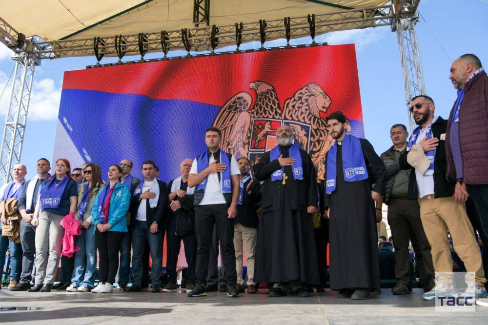 Митинг оппозиционного движения &quot;Тавуш во имя родины&quot; проходит в Армении