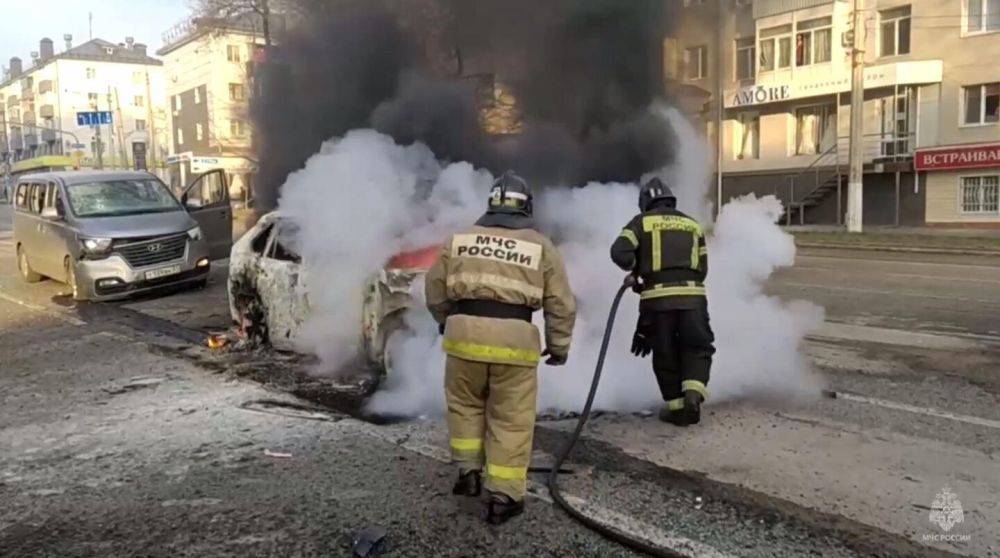 В центре Белгорода открылась инсталляция, посвященная последствиям обстрелов ВСУ