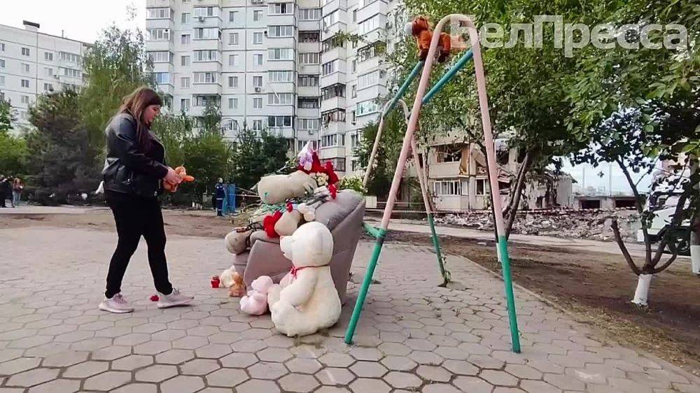 На месте вчерашней трагедии на Харьковской горе появился стихийный мемориал