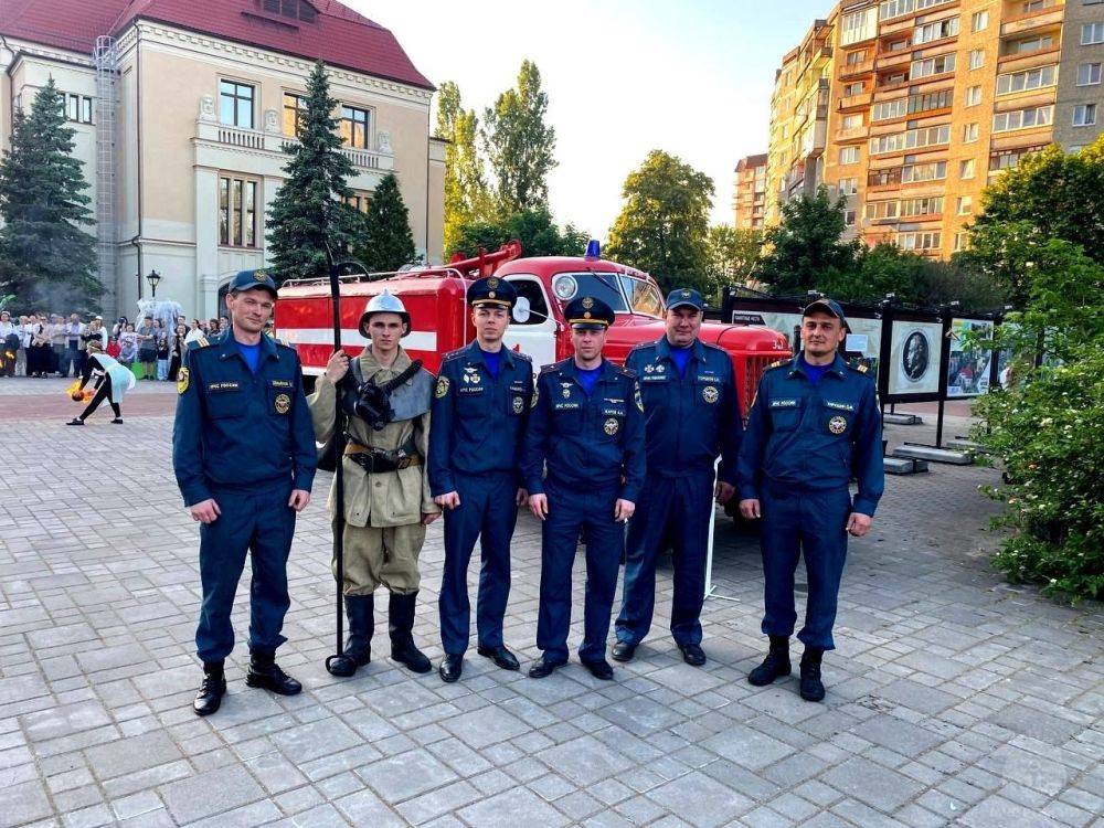 Пожарные приняли участие в "Музейной ночи"