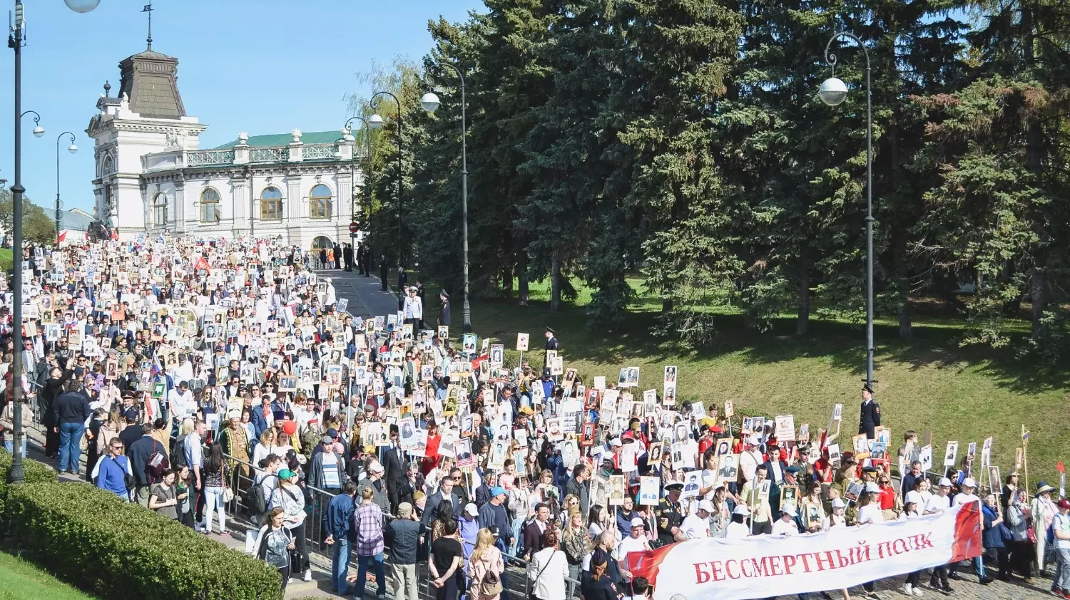 Шествие «Бессмертного полка» в России в этом году отменили.