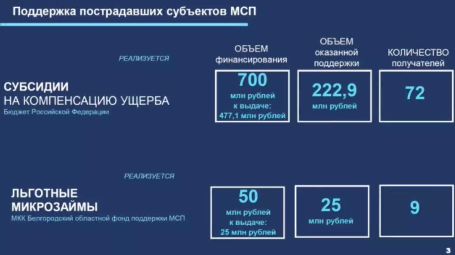 Пострадавший белгородский бизнес: на какие меры поддержки можно рассчитывать1