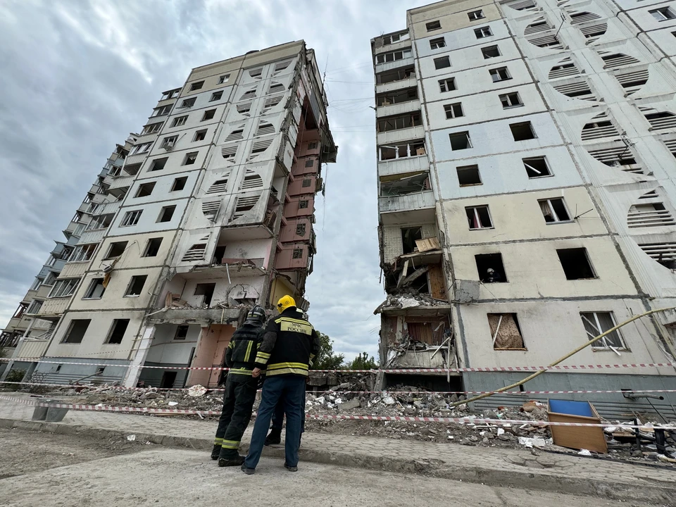 В Белгороде в поврежденный дом на Щорса, 55А начали подавать свет и воду0