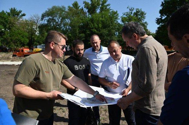 В Белгороде проходит новый этап масштабной реконструкции парка В.И. Ленина