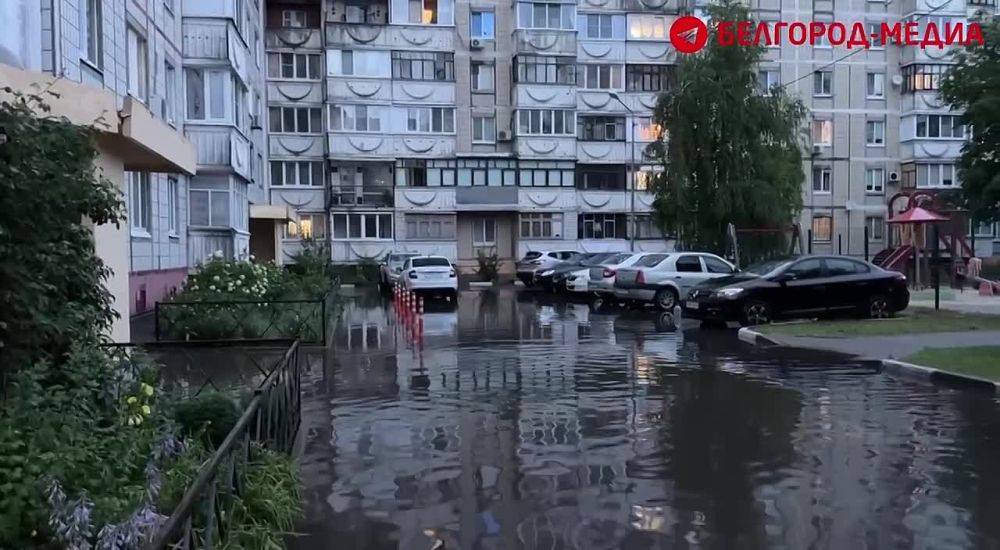 В Белгороде устраняют последствия непогоды