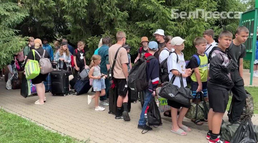 Детей из Белгородской области продолжают отправлять на летний отдых в безопасные места