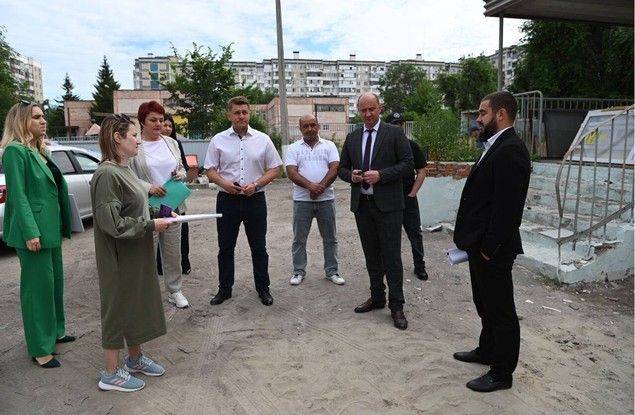 В Белгороде продолжается капитальный ремонт детской музыкальной школы № 1