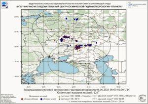 Обзор погодных условий в Европейском регионе в период с 6 по 7 июня 2024 г.