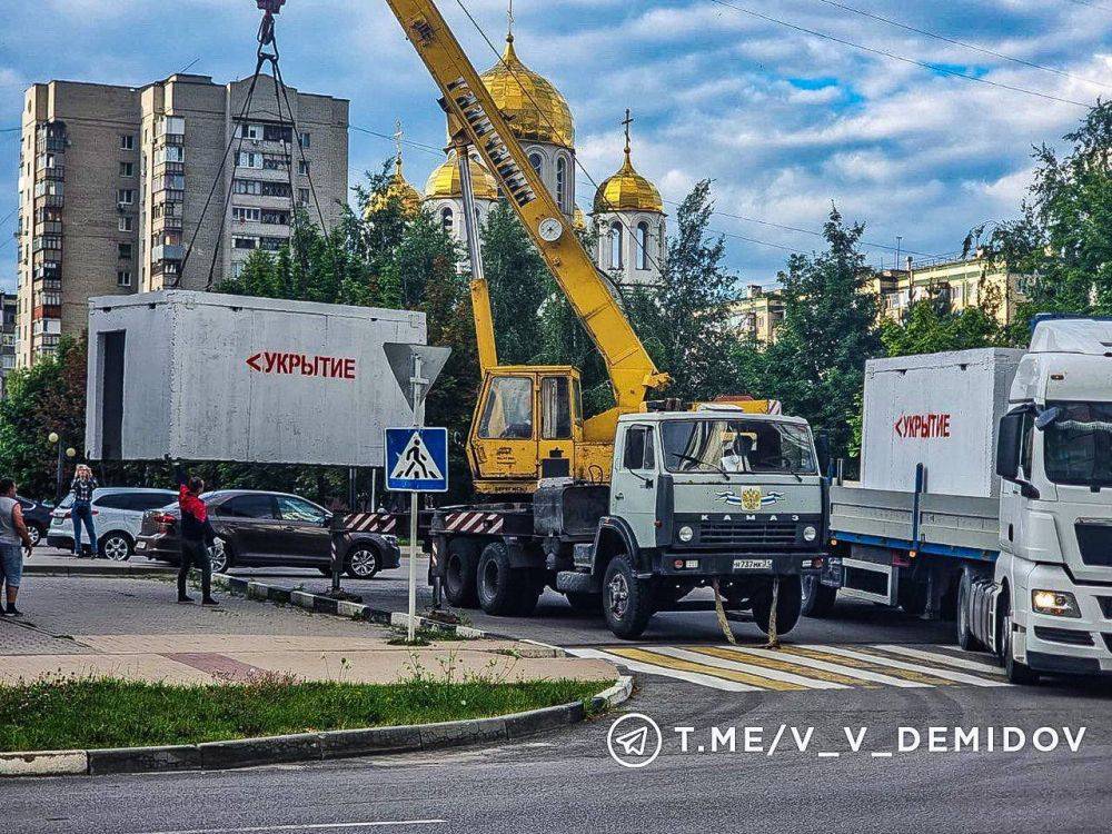 Валентин Демидов: При поддержке губернатора области Вячеслава Владимировича Гладкова устанавливаем дополнительные защитные сооружения в Белгороде