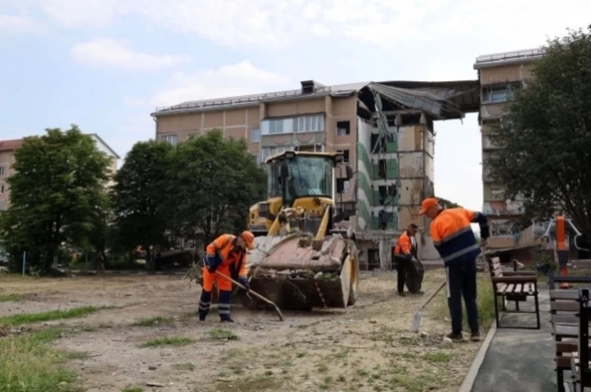 Белгородские власти сообщили о дальнейшей судьбе рухнувшего дома в Шебекино0