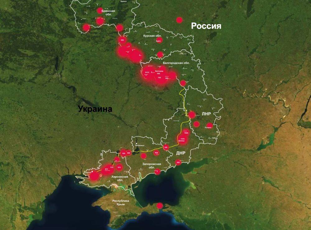 Родион Мирошник: Данные об обстрелах ВСУ российских гражданских объектов за минувшую неделю