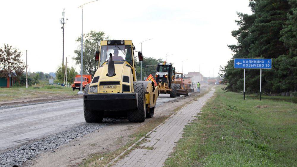 Белгородская область стала общероссийским лидером по площади укладки дорог