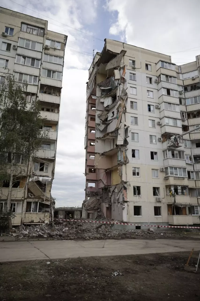 Дом на улице Щорса в Белгороде, в котором произошла трагедия