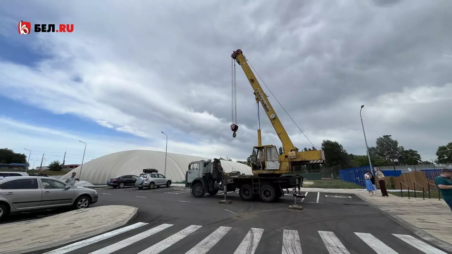 В парке «Берега» в Белгороде установили дополнительные укрытия30