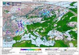 Обзор погодных условий в Европейском регионе в период с 9 по 10 июля 2024 г.