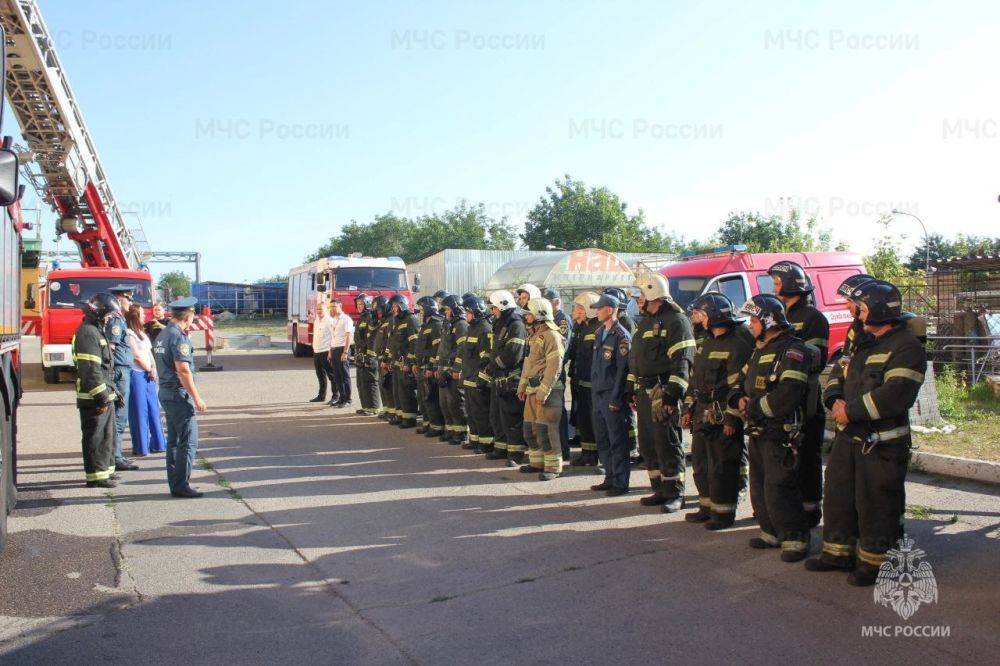 В торгово-развлекательном центре Белгорода прошли пожарно-тактические учения