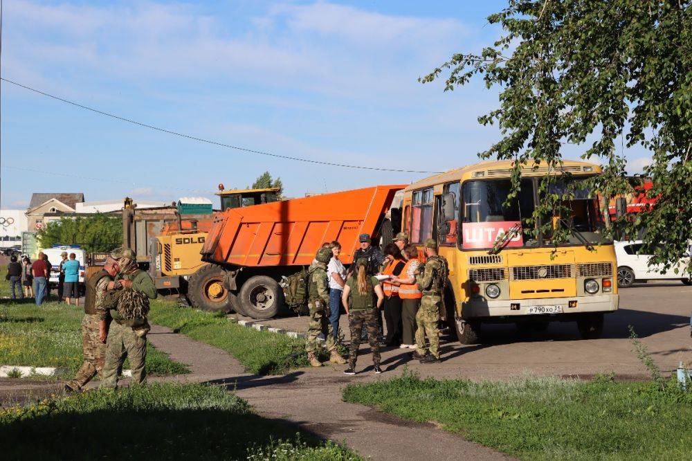 В посёлке Волоконовка Белгородской области прошли учения по гражданской обороне