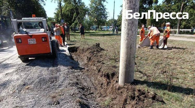 В центре Белгорода устраняют последствия ночной атаки ВСУ (видео)