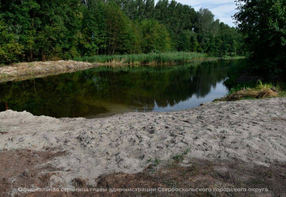 В Старооскольском горокруге Белгородской области продолжается очистка водоёмов