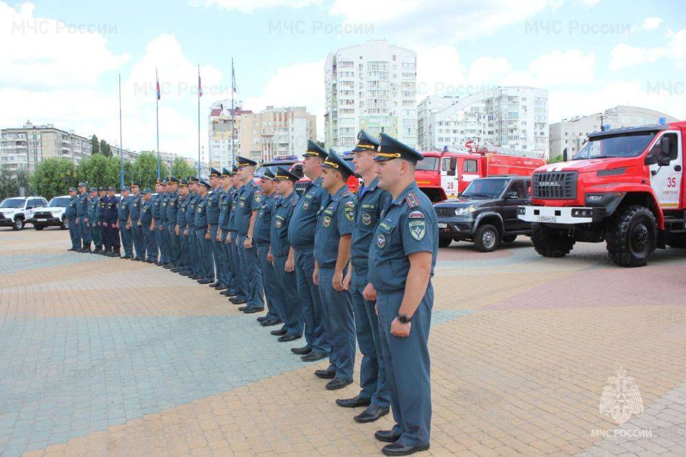 Новая техника поступила на вооружение белгородских пожарных и спасателей