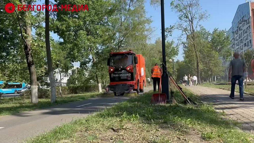 В Белгороде устраняют последствия ночного обстрела