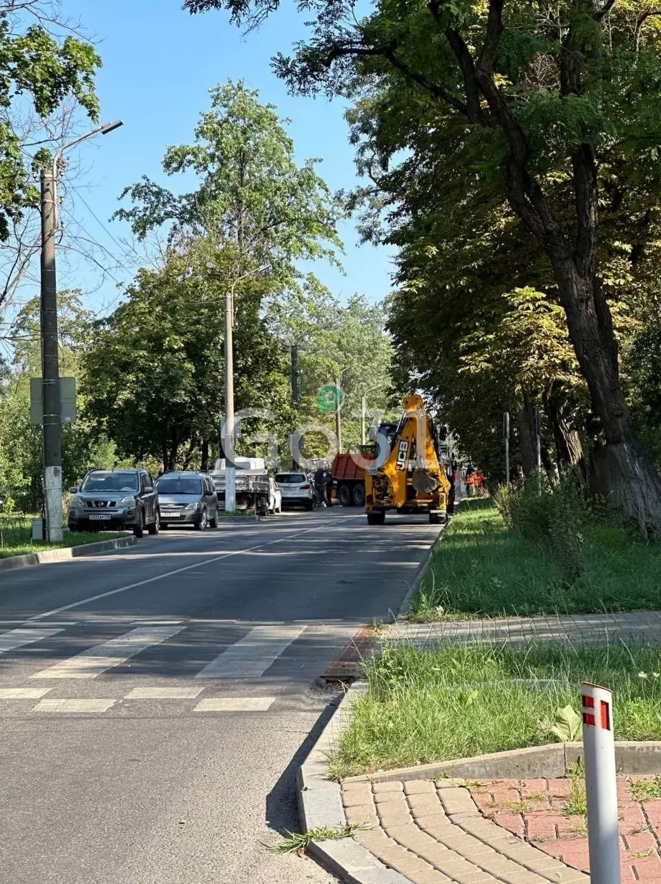 Перекрыто движения на малой Богданке