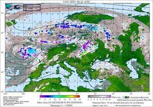 Обзор погодных условий в Европейском регионе в период с 13 по 15 июля 2024 г.