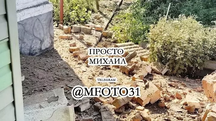 Последствия обстрела в частном секторе Шебекино