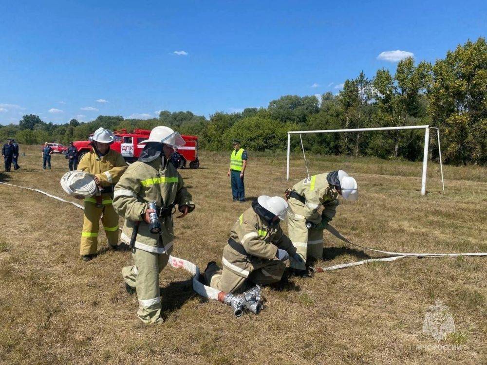 В Новом Осколе прошёл смотр-конкурс на звание «Лучшая добровольная пожарная команда области»