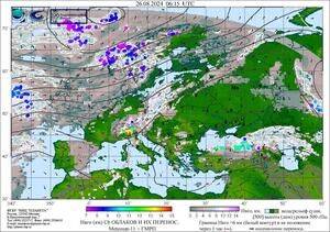 Обзор погодных условий в Европейском регионе в период с 24 по 26 августа 2024 г.