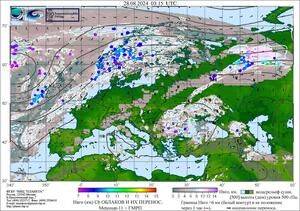 Обзор погодных условий в Европейском регионе в период с 27 по 28 августа 2024 г.