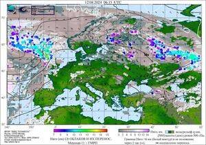 Обзор погодных условий в Европейском регионе в период с 10 по 12 августа 2024 г.