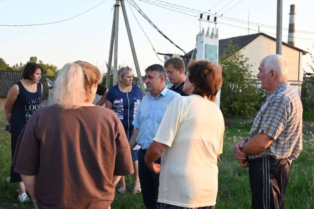 Татьяна Круглякова: Сегодня провели встречу с жителями п. Чернянка на ул. Пионерская