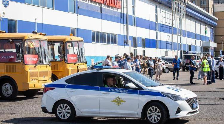 В Белгороде провели учения по гражданской обороне