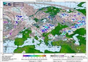 Обзор погодных условий в Европейском регионе в период с 3 по 5 августа 2024 г.