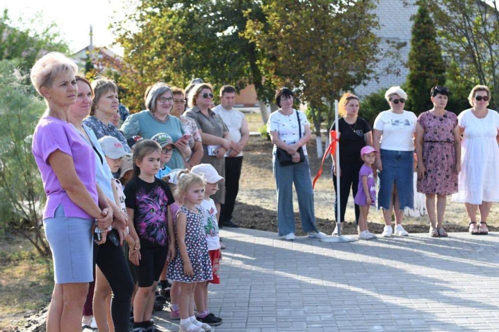 В селе Клименки открылся обновлённый Молодежный парк