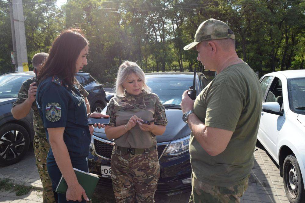 В Красногвардейском районе продолжаются учения по ГО и ЧС